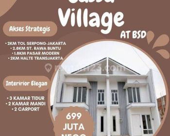 Cassa Village At Bsd, Rumah Mewah 2 Lantai Harga Terjangkau