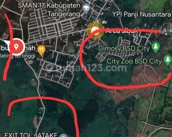Jual Cepat Tanah Pagedangan Dekat Cimory Bsd City