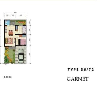 Dijual Rumah Idaman Tipe Garnet di Bekasi