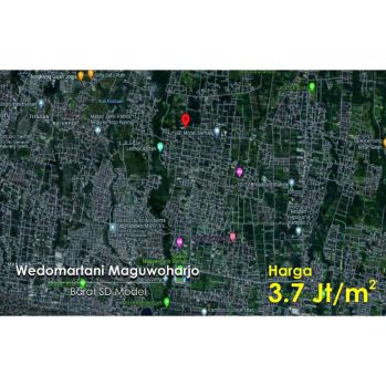 Harga Promo ! Utara Stadion Maguwoharjo Sleman, Harga 3 Jt-an, Murah