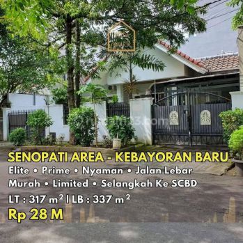 Rumah Bagus Kebayoran Baru Senopati Area Dekat Scbd Sudirman