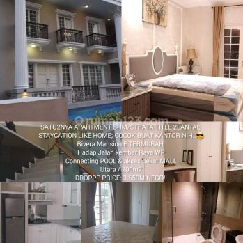 FS: 1unit Riviera Mansion 2lt @waterplace pakuwon indah BU NEGO sampai deal