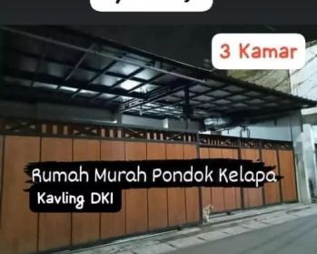 Rumah pondok kelapa siap huni