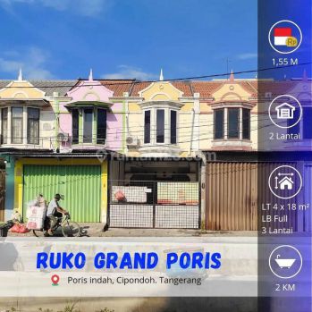 Ruko Grand Poris 3 lantai SHM Sudah Renovasi