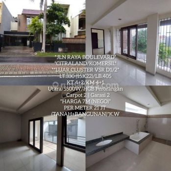 FS: Rumah usaha strategis, jalan raya citraland, bs nego