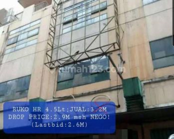 FS: Ruko di area HR MOCH 4.5Lt jual BU NEGO