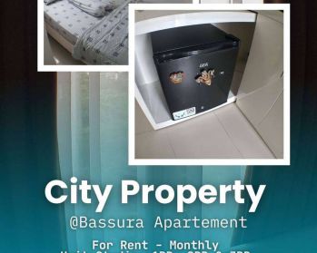 Disewakan Mulai 4,3Jt/Bln Studio/1BR Unfurnish di Bassura City - B1125