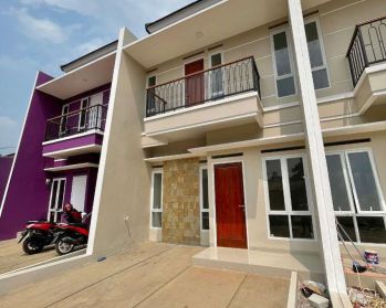 S467.Rumah 2 Lantai Modern Minimalis Dkt Fasum Free Biaya di Pamulang