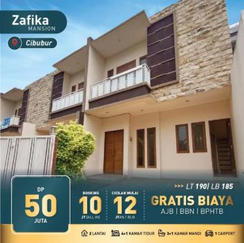 Rumah Mewah 2 Lantai dekat pintu Tol Cibubur