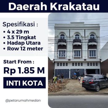 Ruko crown jalan pasar 3 krakatau medan