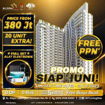 Apartemen JKT Living Star - 5 Juta Langsung Huni