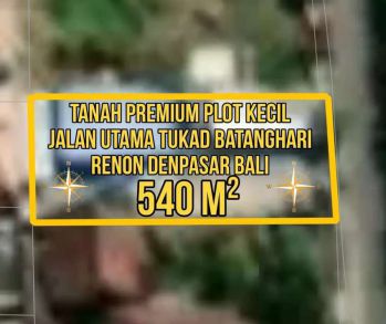 Tanah Premium Plot Kecil Jalan Tukad Batanghari Renon Denpasar Bali