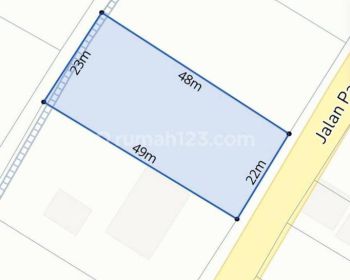 f o r s a l e Tanah 1005 m² SHM di Cemagi