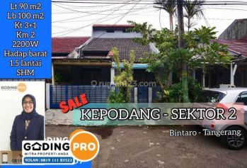 Dijual Cepat Rumah Siap Huni di Sektor 2 Bintaro