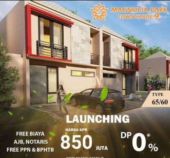 mewah bagus tapi murah tanpa dp rumah di Magnolia Park 9
