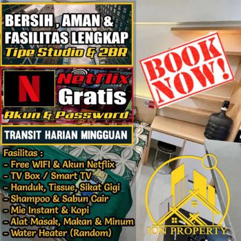 PROMO PAKET MALAM STUDIO SEWA APART GREEN PRAMUKA SQUARE GRAND PRAMUKA