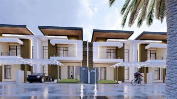 Rumah Cluster Mewah 2lt Kondisi Baru Lokasi Jl. Sudirman Vila Bunga Raya