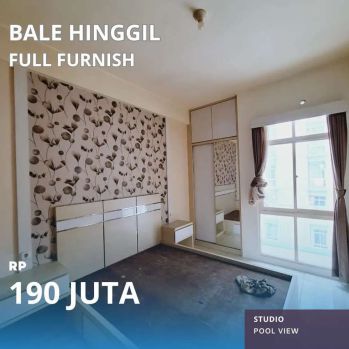 TERMURAH‼️Apartemen Bale Hinggil Furnish
