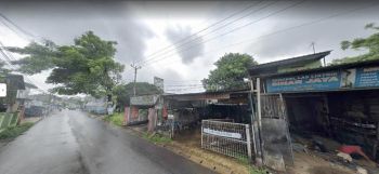 Jual Cepat Tanah Bekas Usaha Tepi Jalan Ramai Strategis Tapos