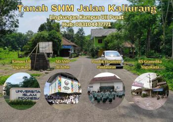 Pandanaran Indah; Lokasi Premium Jogja, SHM Pekarangan, Cocok Hunian