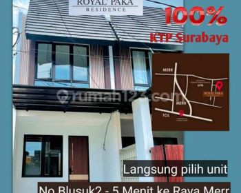 Perumahan Murah 2lantai Di Royal Paka Gunung Anyar Surabaya Timur