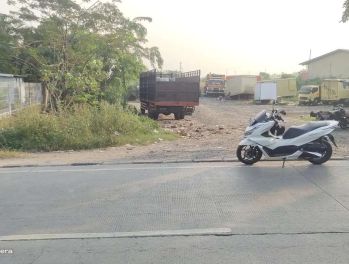 Di jual tanah di pinggir jalan raya propinsi industri cikarang utara