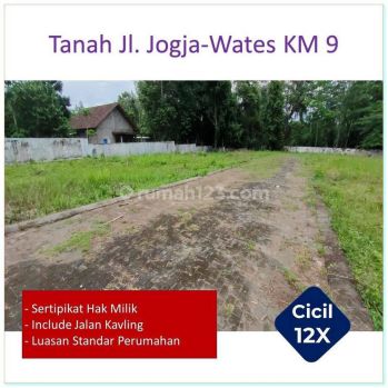 Lt 1000 An, Kawasan Residensial Jogja Barat, Akses Mobil,siap Ajb