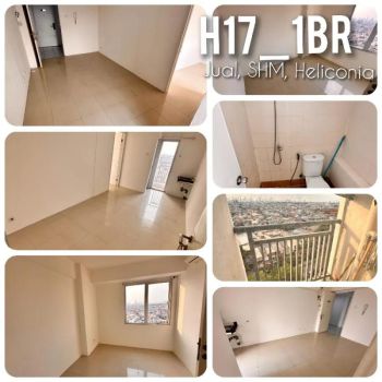 Jual 1BR kosongan apartemen Bassura City tower Heliconia