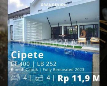 Rumah Furnished Baru SHM - Sertifikat Hak Milik di Cipete, Cipete
