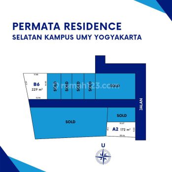 6 Menit Kampus Uin 2, Tanah Matang Siap Bangun, SHM Ready