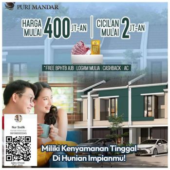 Cluster mandar Puri jaya pasar kemis tangerang