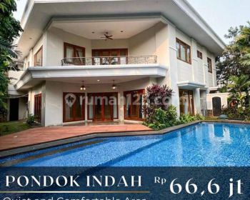 For Rent Rumah Dengan Halaman Yang Luas Lokasi Dekat Dengan Jis