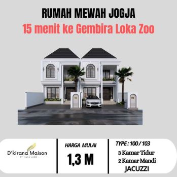 Rumah Super Mewah sleman Jogja 15 menit Mall Amplas One Gate Sistem