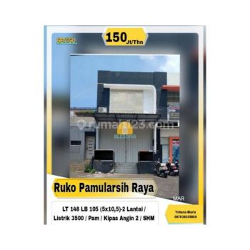 Disewakan Ruko Pinggir Jalan Raya Strategis  Siap Pakai