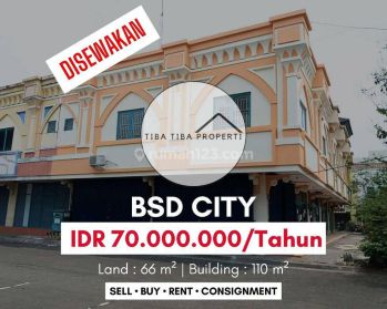 DISEWAKAN
RUKO GOLDEN ROAD BSD CITY