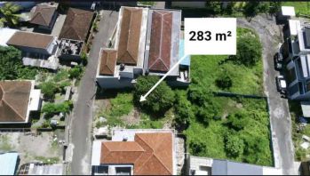 Tanah Luas 283m2 di Mundutaki kawasan Elite Dekat Kerobokan zona Kunin