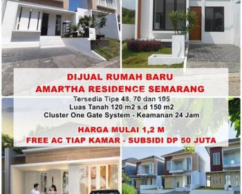 Rumah Cluster Amartha Residence Ngaliyan Semarang