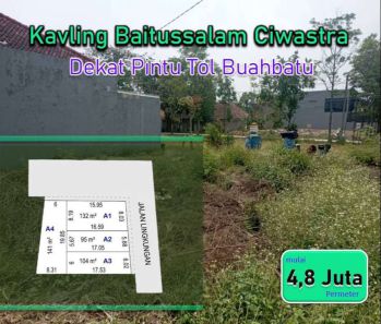 Kapling Tanah Area Jl. Terusan Buah Batu 4 Jt-an/m2
