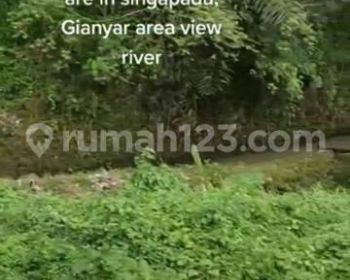 TANAH LOS SUNGAI VIEW JUNGLE KEREN DI UBUD AREA