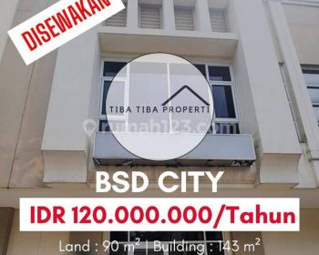 DISEWAKAN
RUKO VANYA LAKESIDE BSD CITY