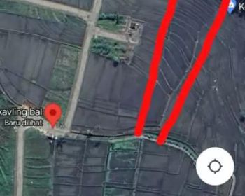 Disewakan Tanah 32are pererenan. mengwi. masuk lewat raya canggu. BU