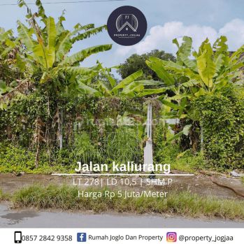 Tanah Jalan Kaliurang Km 9 Akses Lebar Lingkungan Perumahan Elit