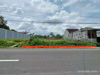 Tanah Strategis Pinggir Jalan Cocok Untuk Rumah, Indomaret / Alfamart