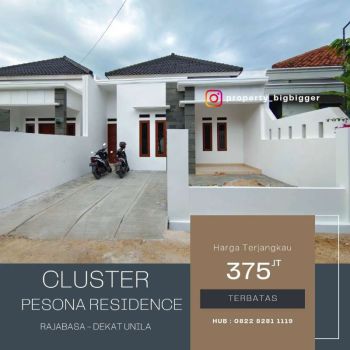 Rumah Cluster one gate system murah bandar lampung