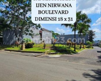 Tanah MURAH IJEN NIRWANA BOULEVARD 18 x 31 Harga Miring