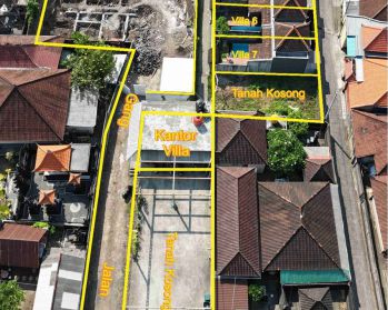 Dijual Tanah & Villa 7 Unit Pererenan