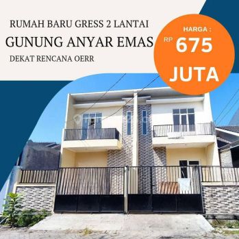 Rumah baru 2 lantai dekat kampus UPN rungkut