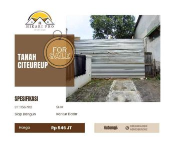 Tanah murah area citeureup dekat pemkot cimahi