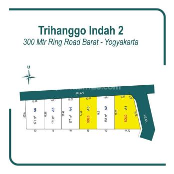 Tanah di Ringroad Barat Jogja Trihanggo Dekat Westlake