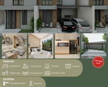 Town House Tengah Kota Depok, Minimalis, Limited Units!